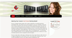 Desktop Screenshot of cfhosting.ca